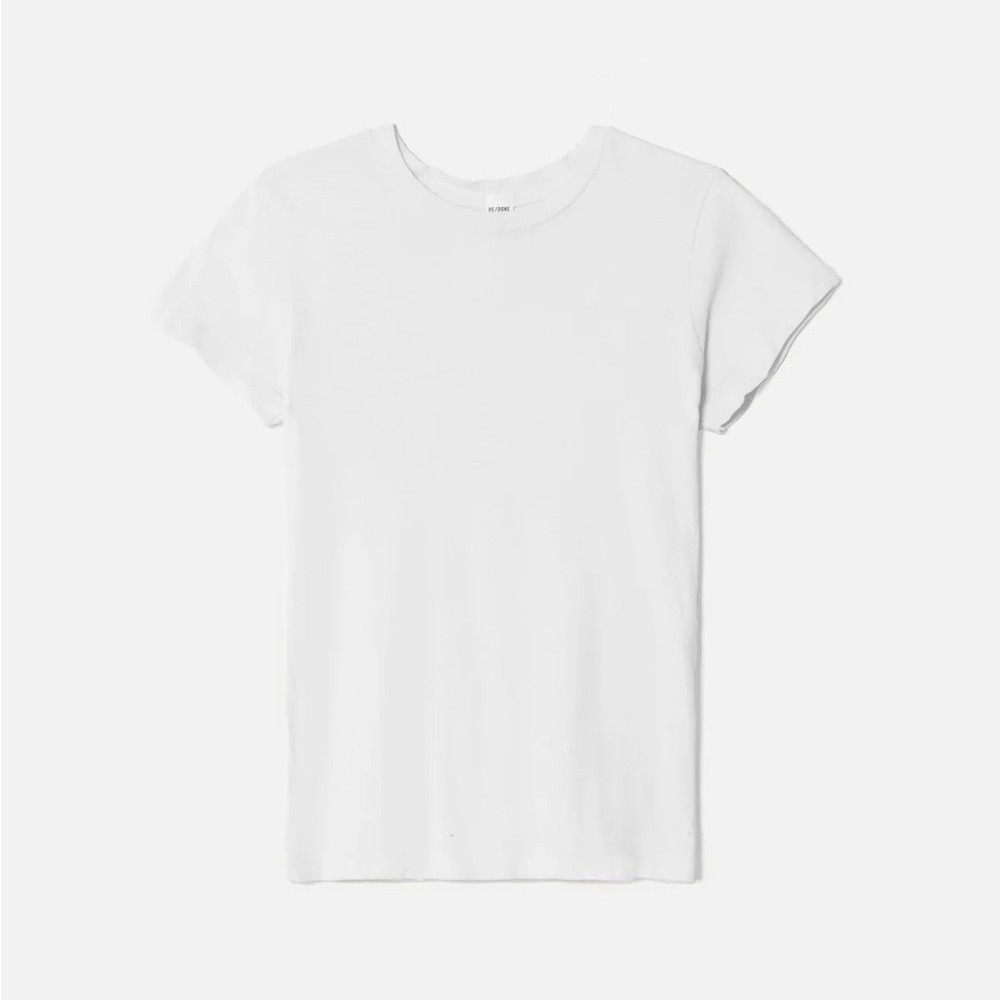 Redone 1960s slim tee white nwt netaporter large